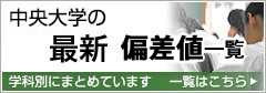 中央大学の2016年度偏差値一覧